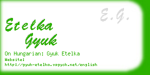 etelka gyuk business card